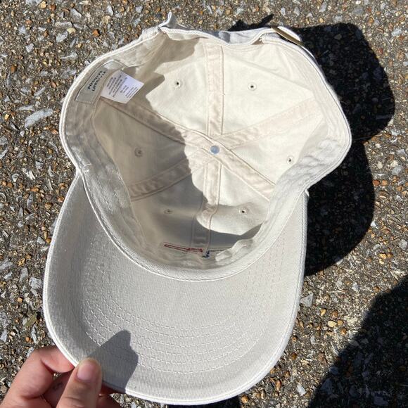 Life Is Good Hat American Flag Logo One Size Beige Adjustable Cotton Dad - Picture 5 of 6